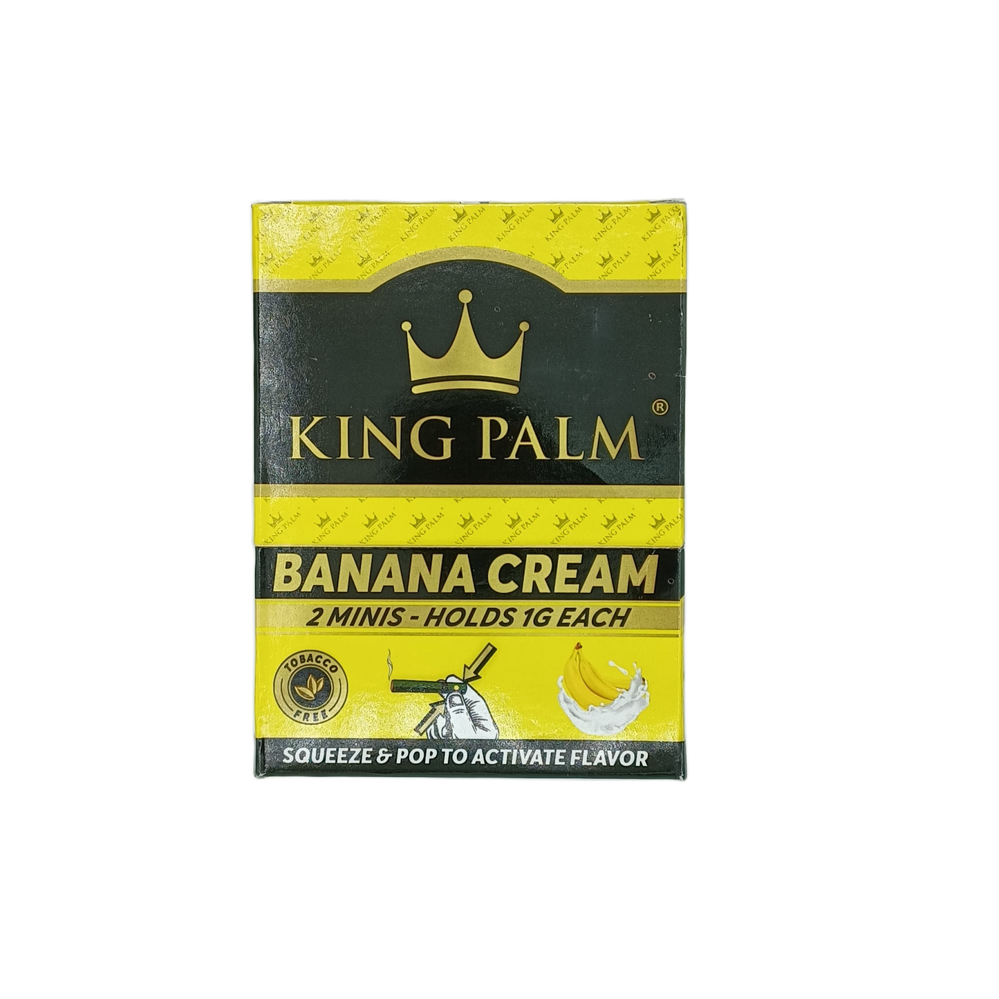King Palm Minis Banana Cream 2pk/20ct