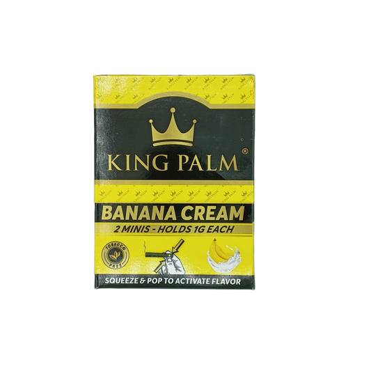 King Palm Minis Banana Cream 2pk/20ct