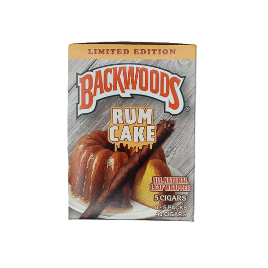 Backwoods Rum Cake 8/5pk