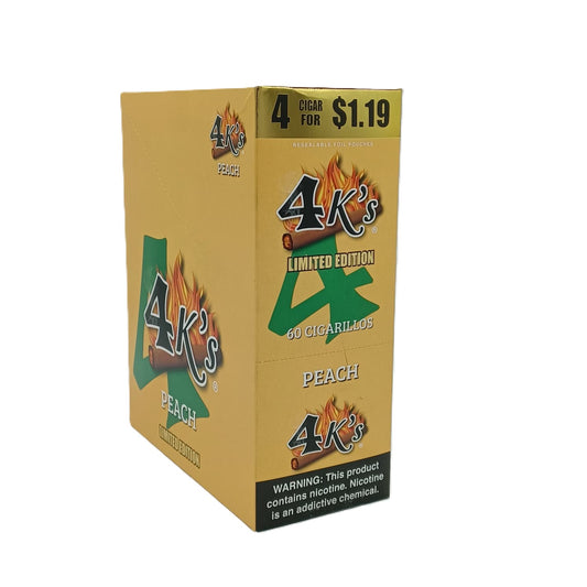 4k's Limited Edition Peach 4/$1.19c 15/4pk