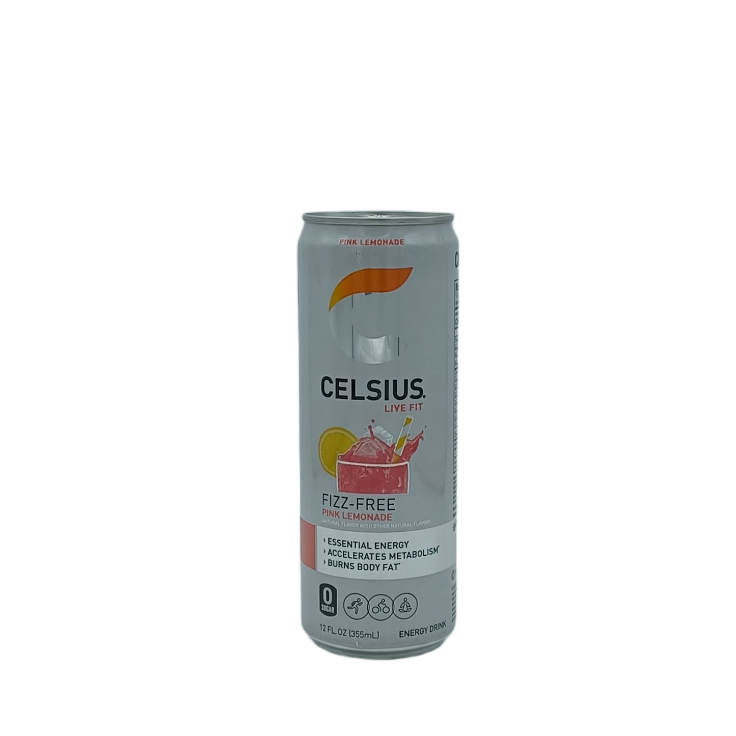 Celsius Pink Lemonade Fizz Free 12oz/12ct