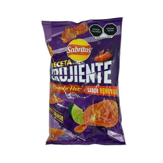 Mexican Sabritas Crujiente Flamin Hot 160g