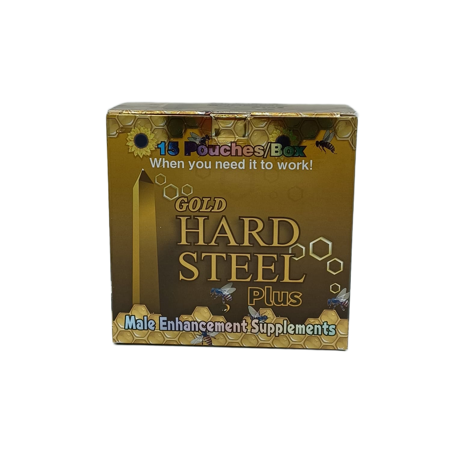 Hard Steel Gold Honey Plus 15ct