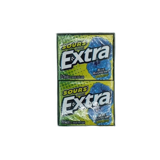 Extra Sours Blue Raspberry 15pk/10ct