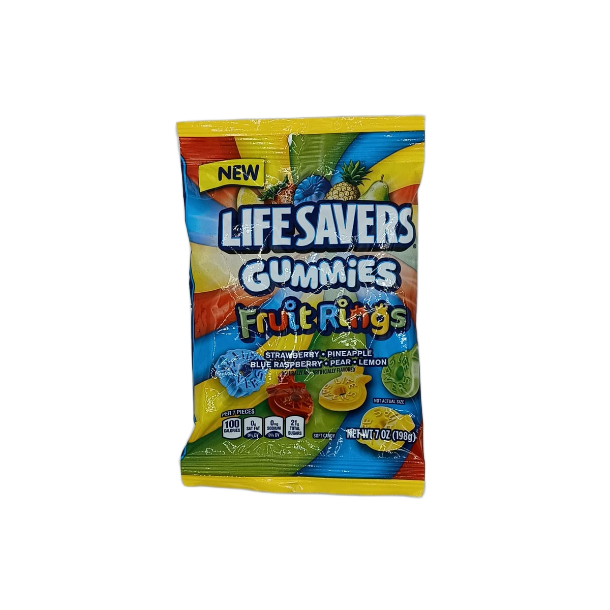 Life Savers Gummies Fruit Rings 7oz PEG