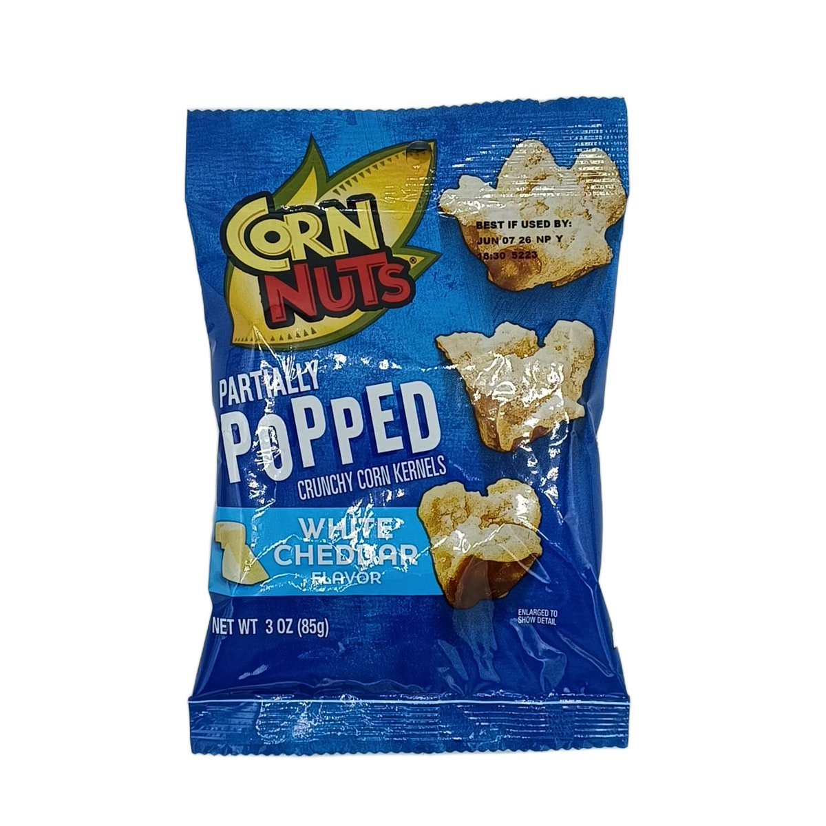 Corn Nuts Popped White Cheddar 3oz PEG