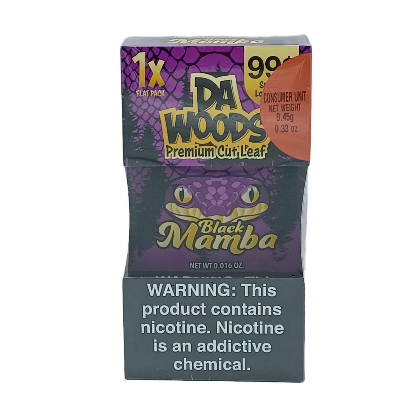 Da Woods PremiumCut Leaf Black Mamba .99c 1pk/20ct