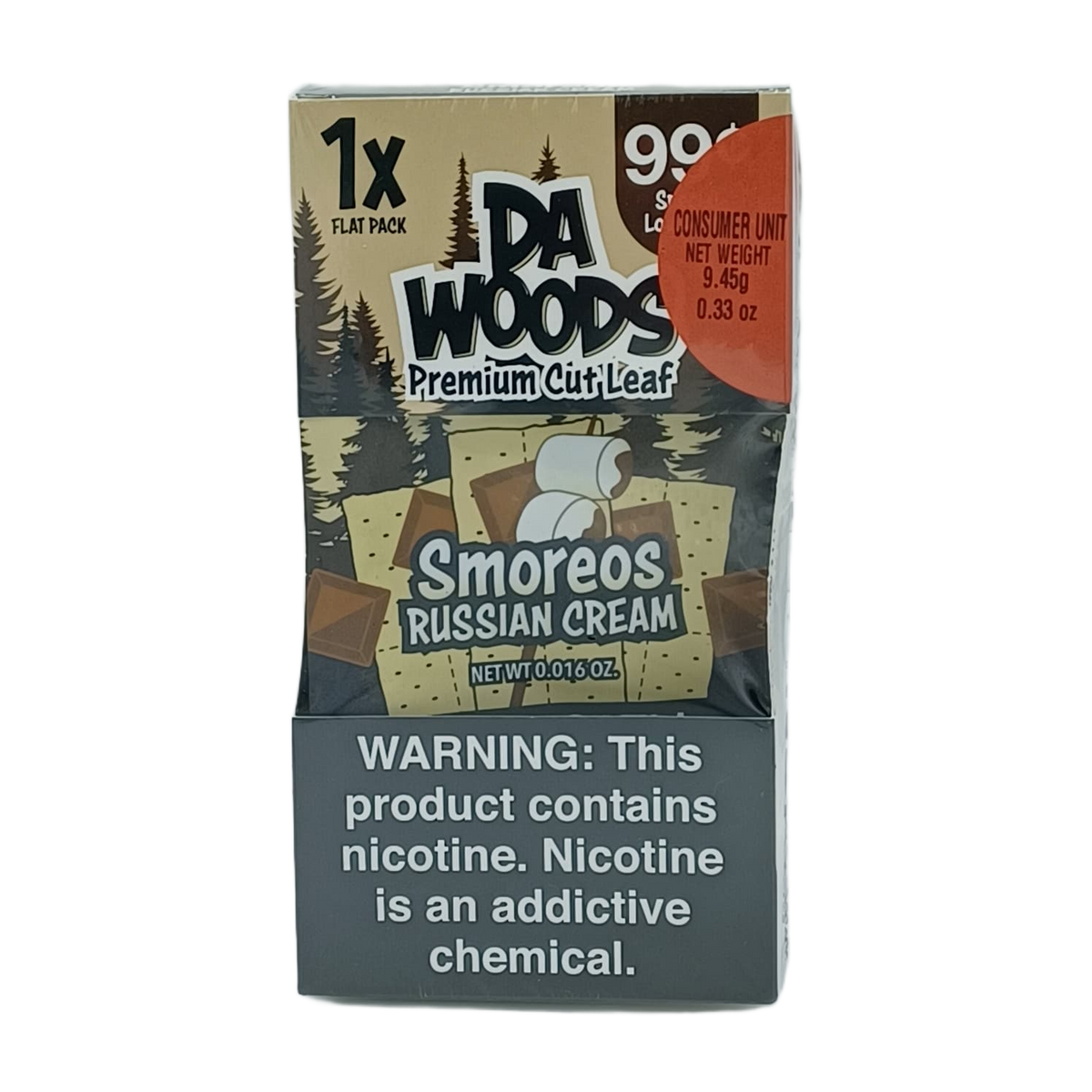 Da Woods PremLeaf SmoresRussianCream .99c 1pk/20ct