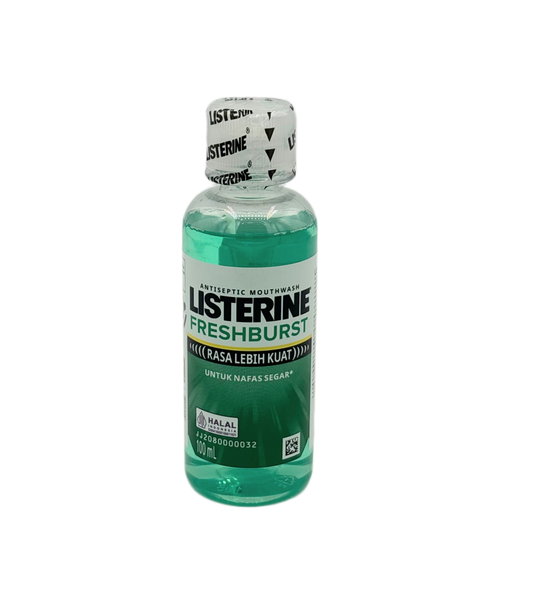Listerine Fresh Burst Mouthwash 100ml/ 3.3oz