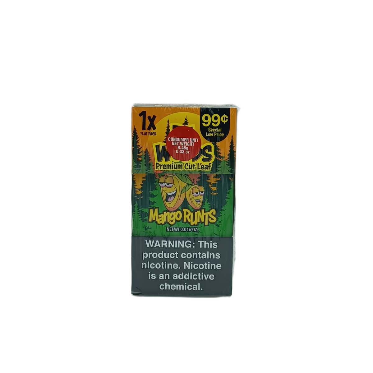 Da Woods PremiumCutLeaf Mango Runts 0.99c 1pk/20ct