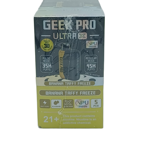 GeekPro UltX Banana Taffy Freeze 5ct