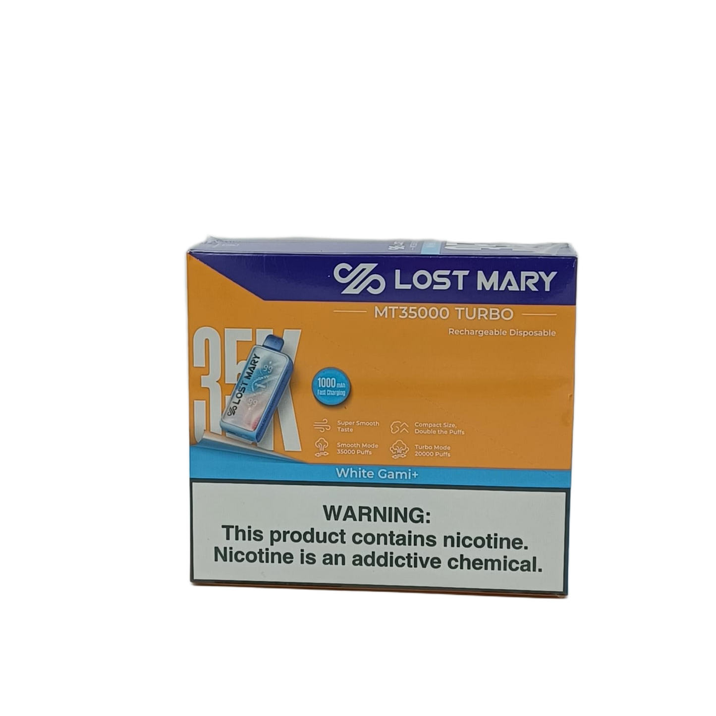 Lost Mary MT35000 Turbo White Gami+ 5ct