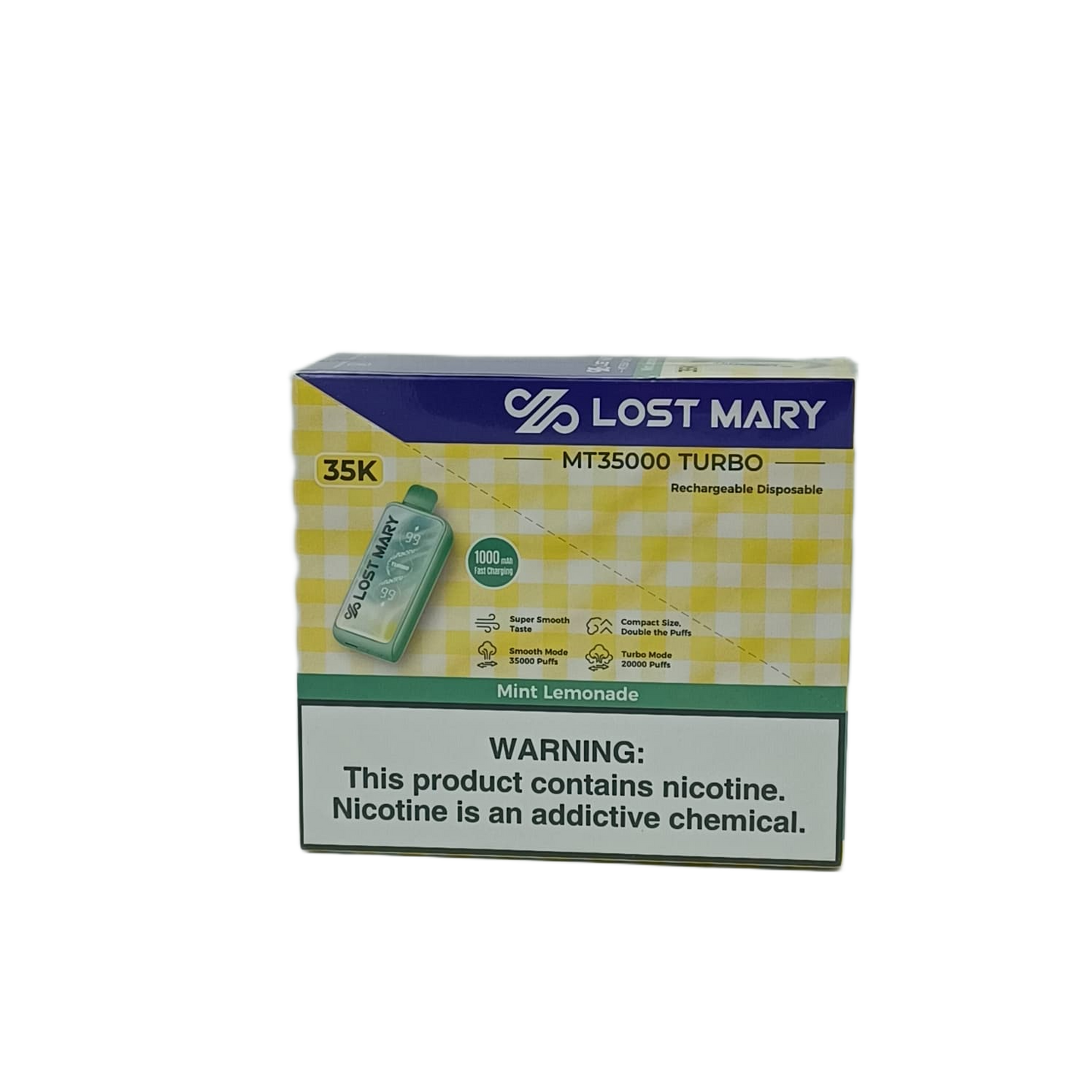 Lost Mary MT35000 Turbo Mint Lemonade 5ct