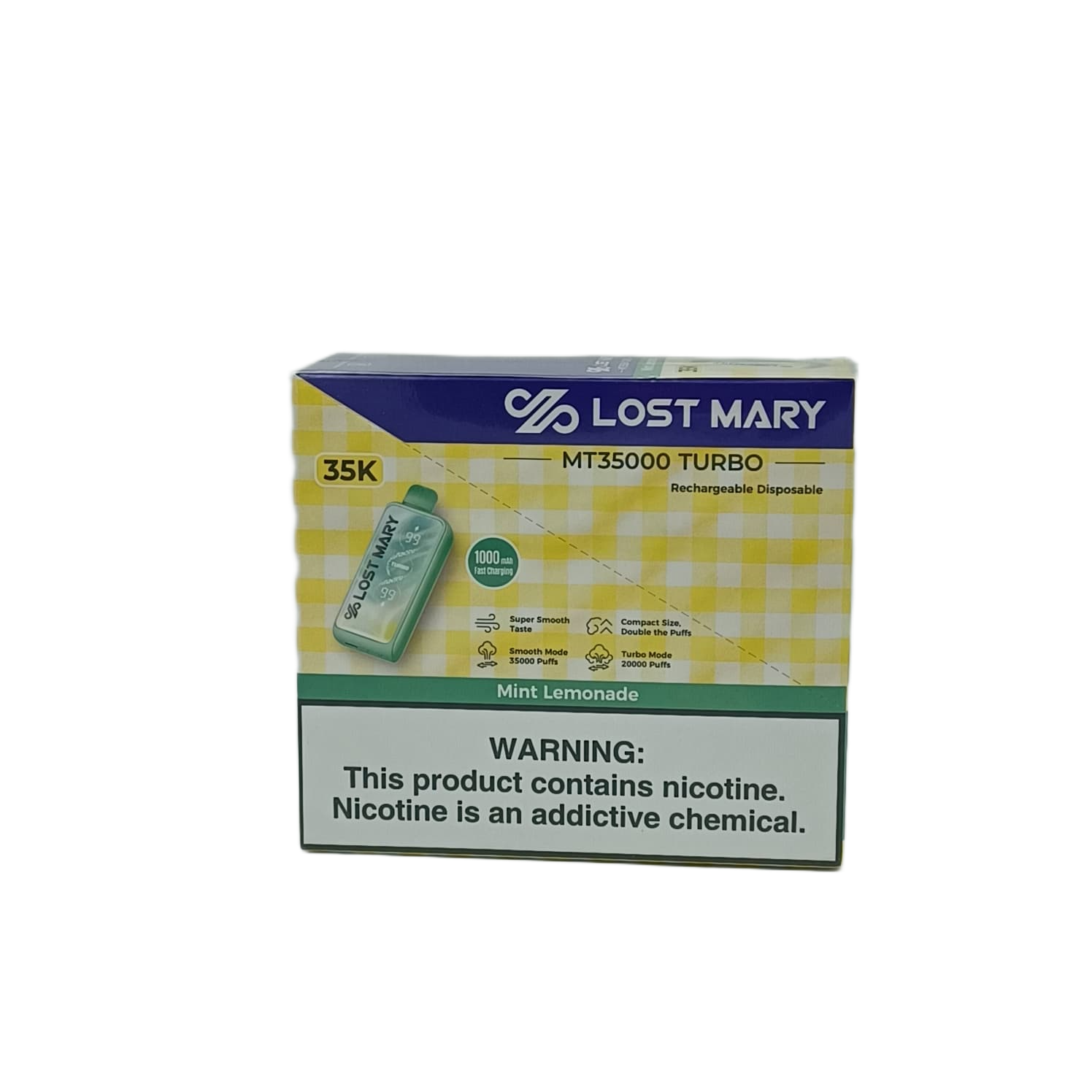 Lost Mary MT35000 Turbo Mint Lemonade 5ct