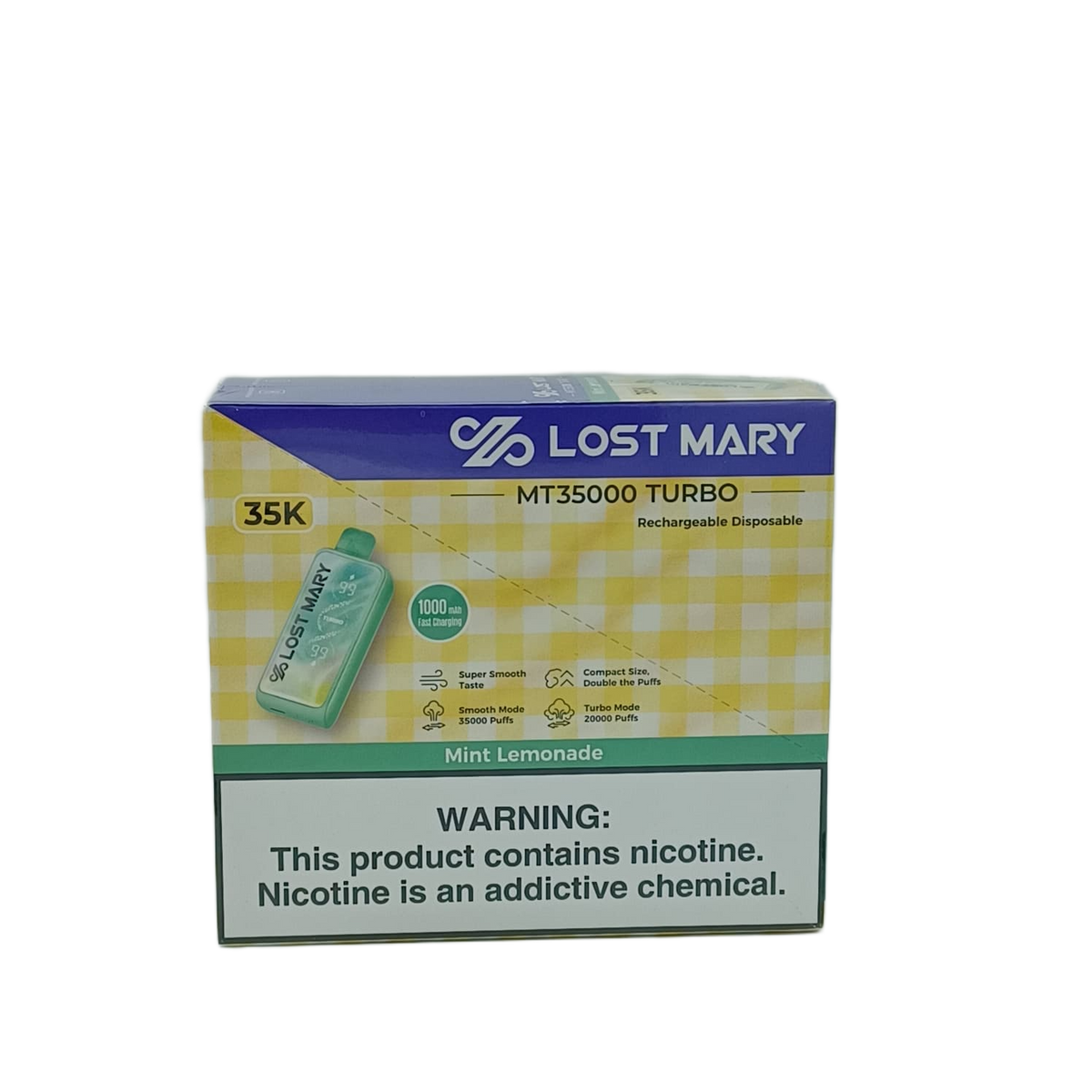 Lost Mary MT35000 Turbo Mint Lemonade 5ct