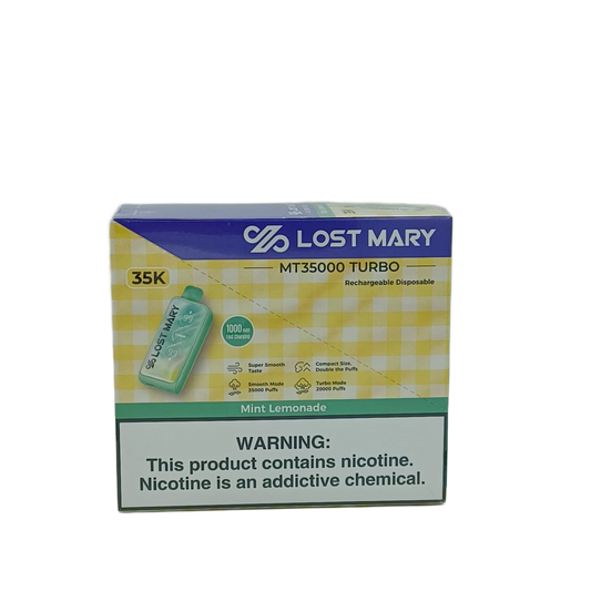 Lost Mary MT35000 Turbo Mint Lemonade 5ct