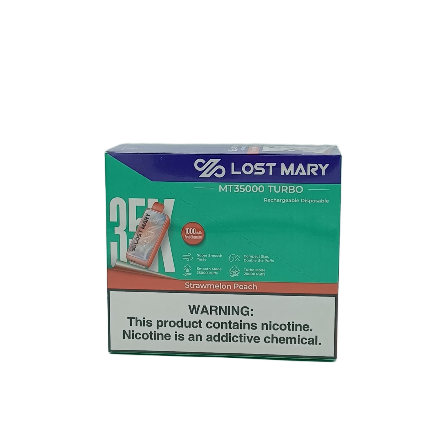 Lost Mary MT35000 Turbo Strawmelon Peach 5ct