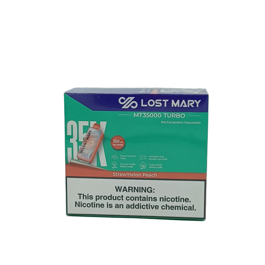 Lost Mary MT35000 Turbo Strawmelon Peach 5ct