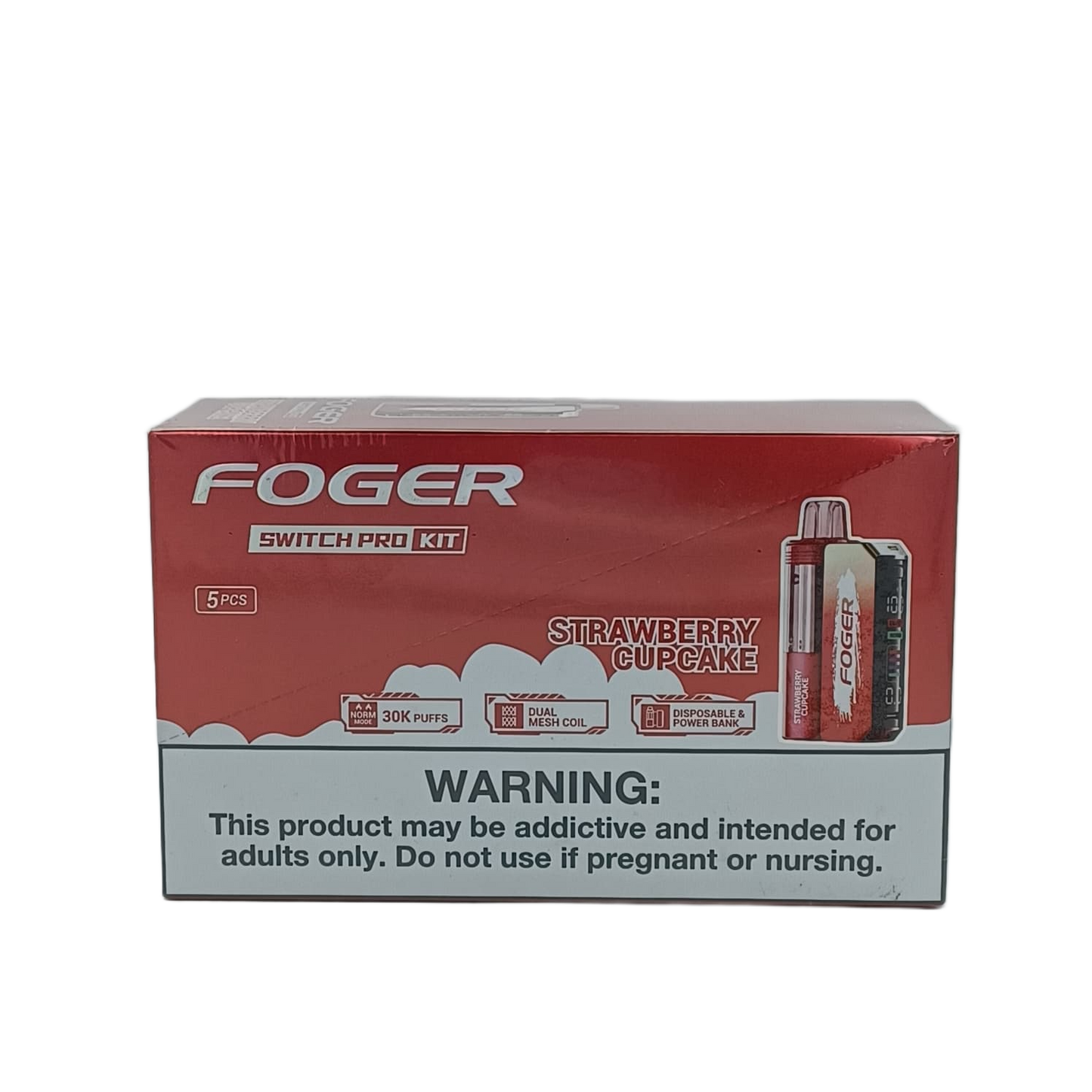 Foger Switch Pro Kit Strawberry Cupcake 5ct