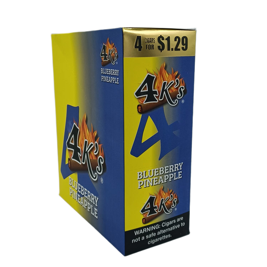 4k's Blueberry Pineapple 4/$1.29c 15/4pk