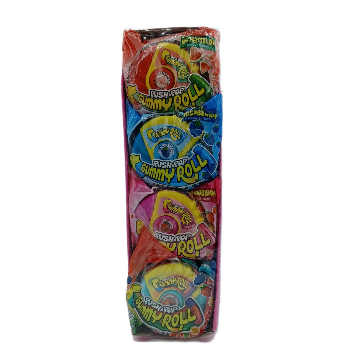 Push Pop Gummy Rolls 1.4z/8ct
