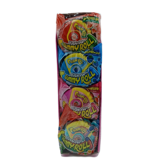 Push Pop Gummy Rolls 1.4z/8ct