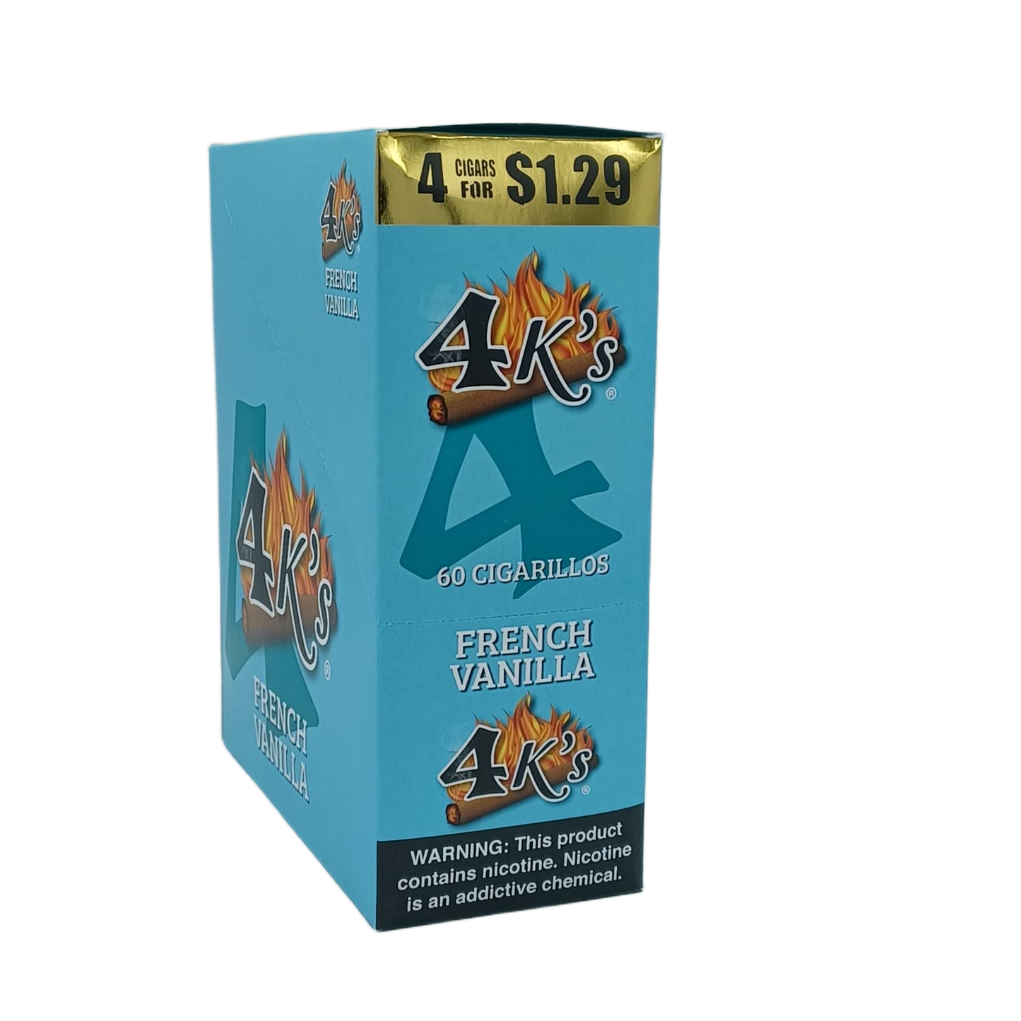 4k's French Vanilla 4/$1.29c 15/4pk