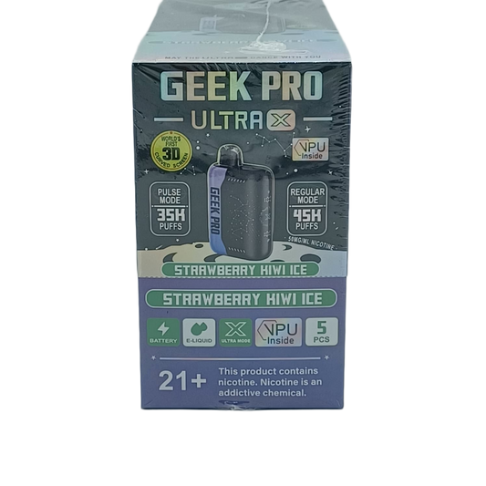 GeekPro UltX Strawberry Kiwi Ice 5ct