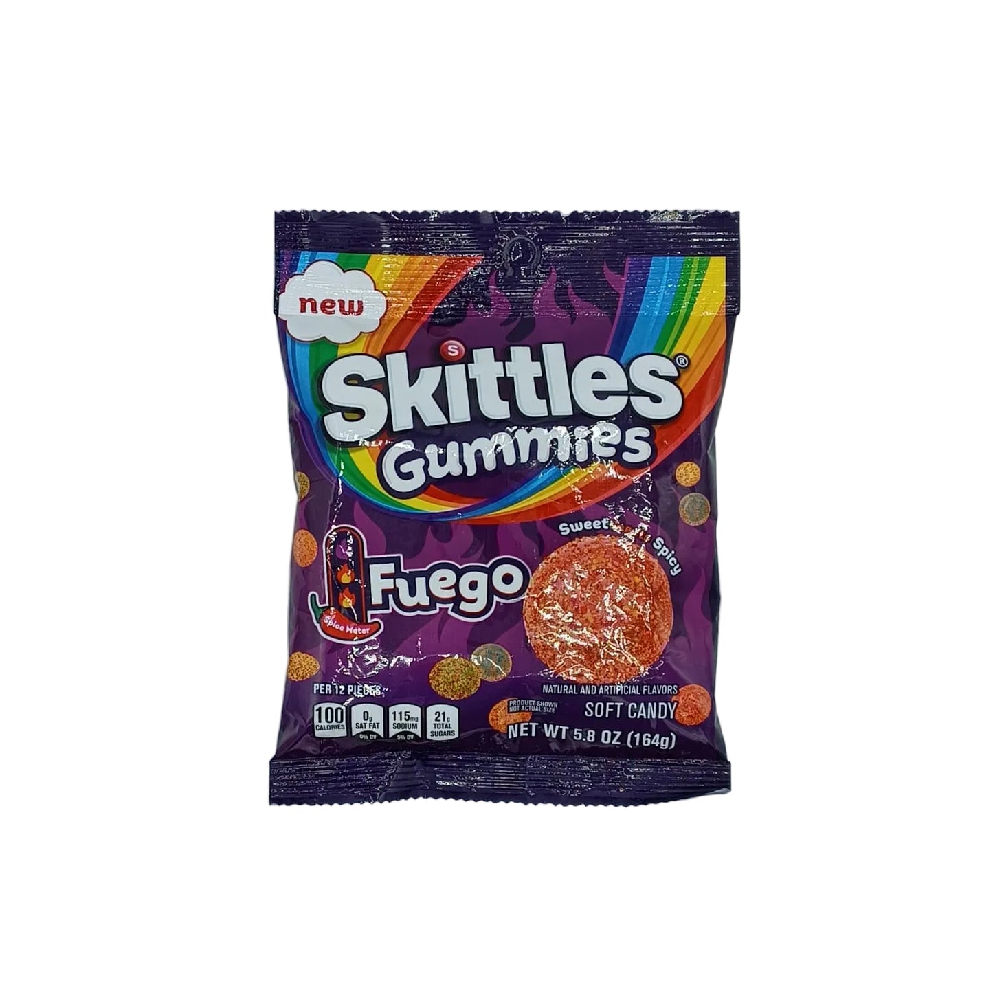Skittles Gummies Fuego 5.8oz PEG