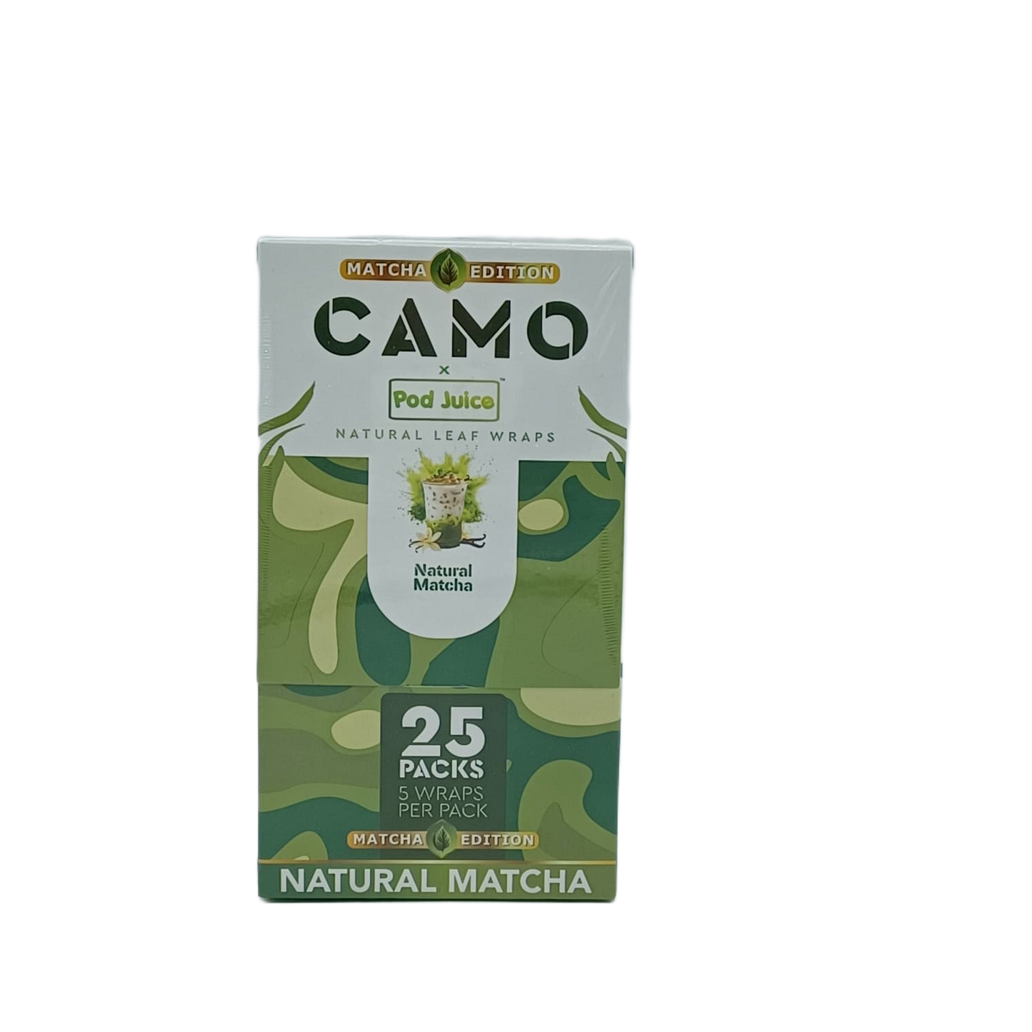 Camo X Pod Juice Natural Matcha 25/5ct
