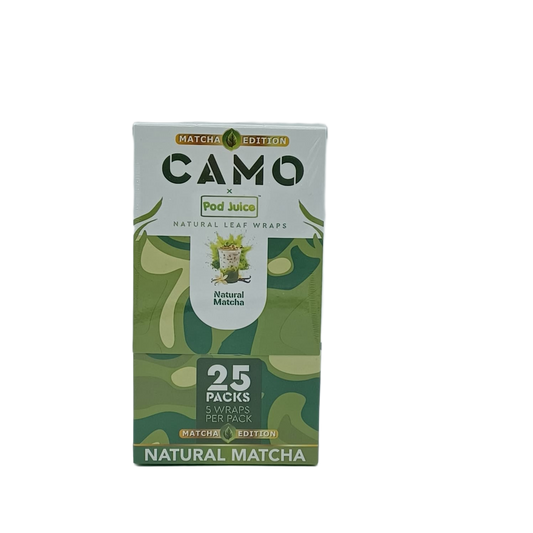 Camo X Pod Juice Natural Matcha 25/5ct