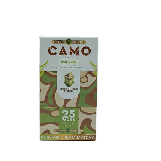 Camo X Pod Juice Russian Cream Matcha 25/5ct