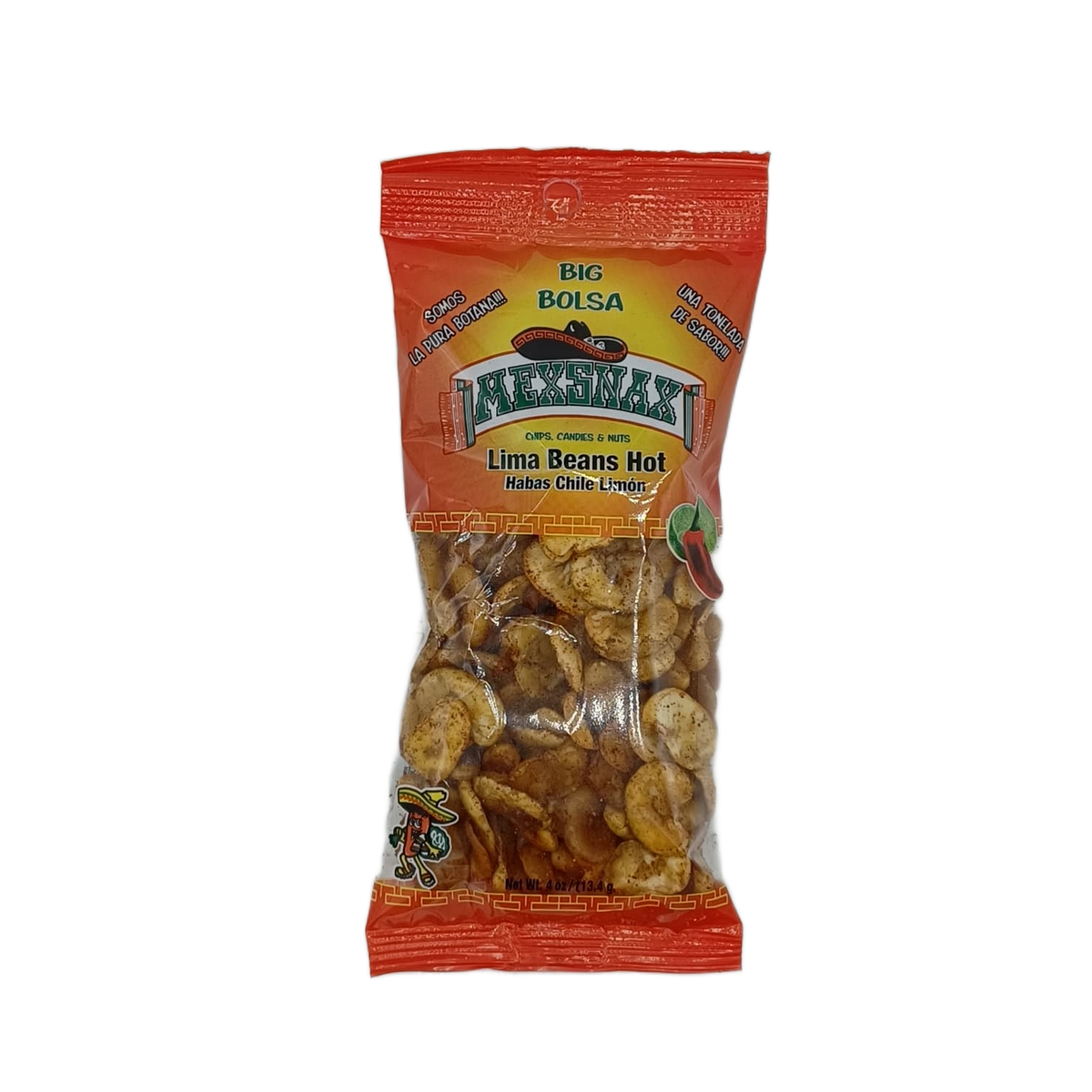 MexSnax Lima Beans Hot 4oz PEG