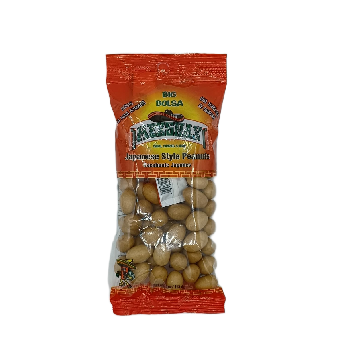 MexSnax Japanese Style Peanuts 4oz PEG