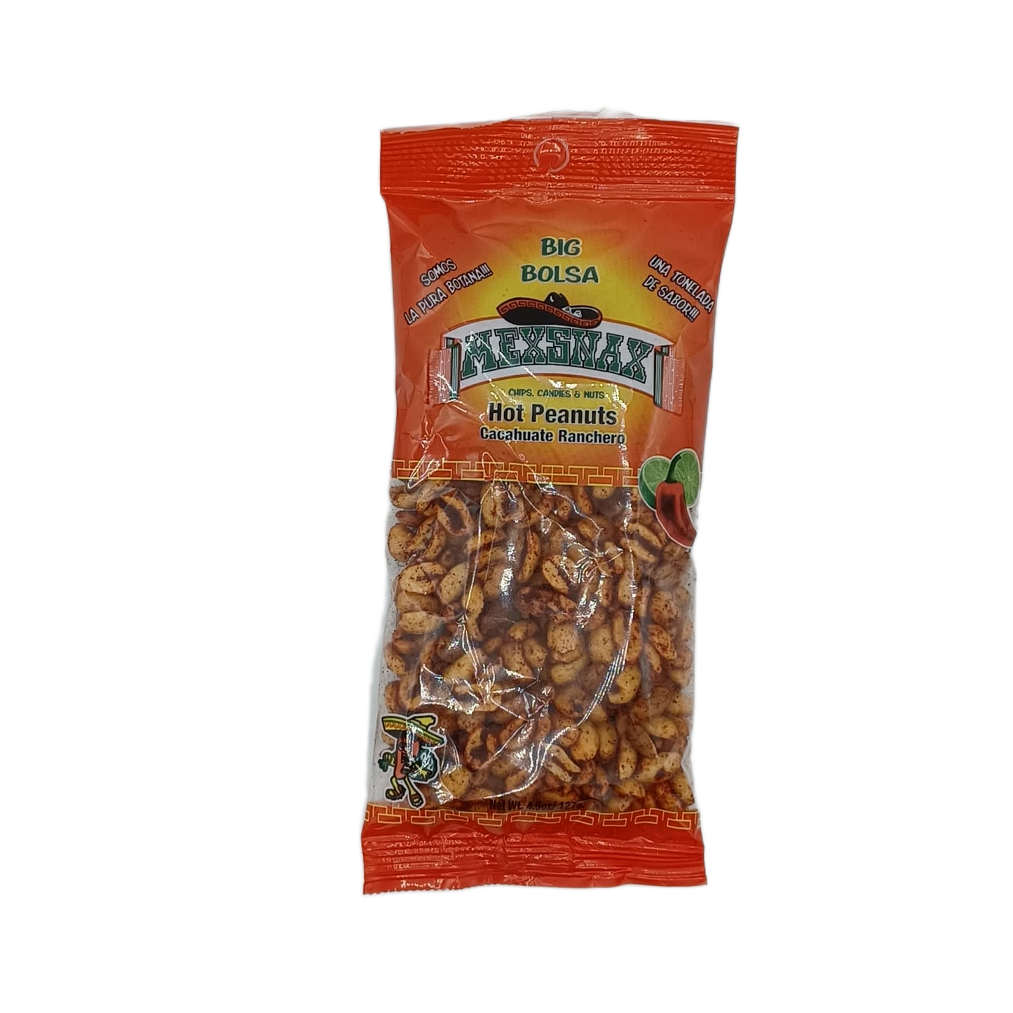 MexSnax Hot Peanuts 4.5oz PEG