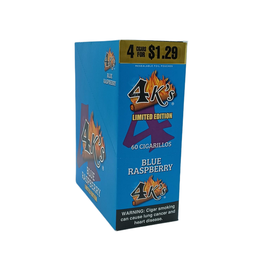 4k's Blue Raspberry 4/$1.29c 15/4pk