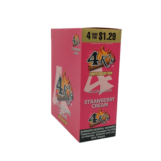 4k's Strawberry Cream 4/$1.29c 15/4pk