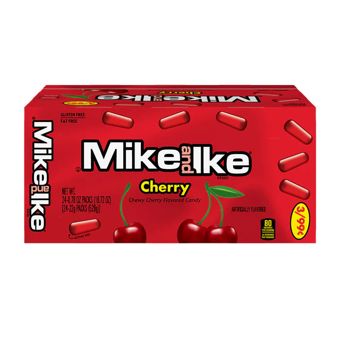 Mike and Ike Cherry 2/$1 .78oz/24ct