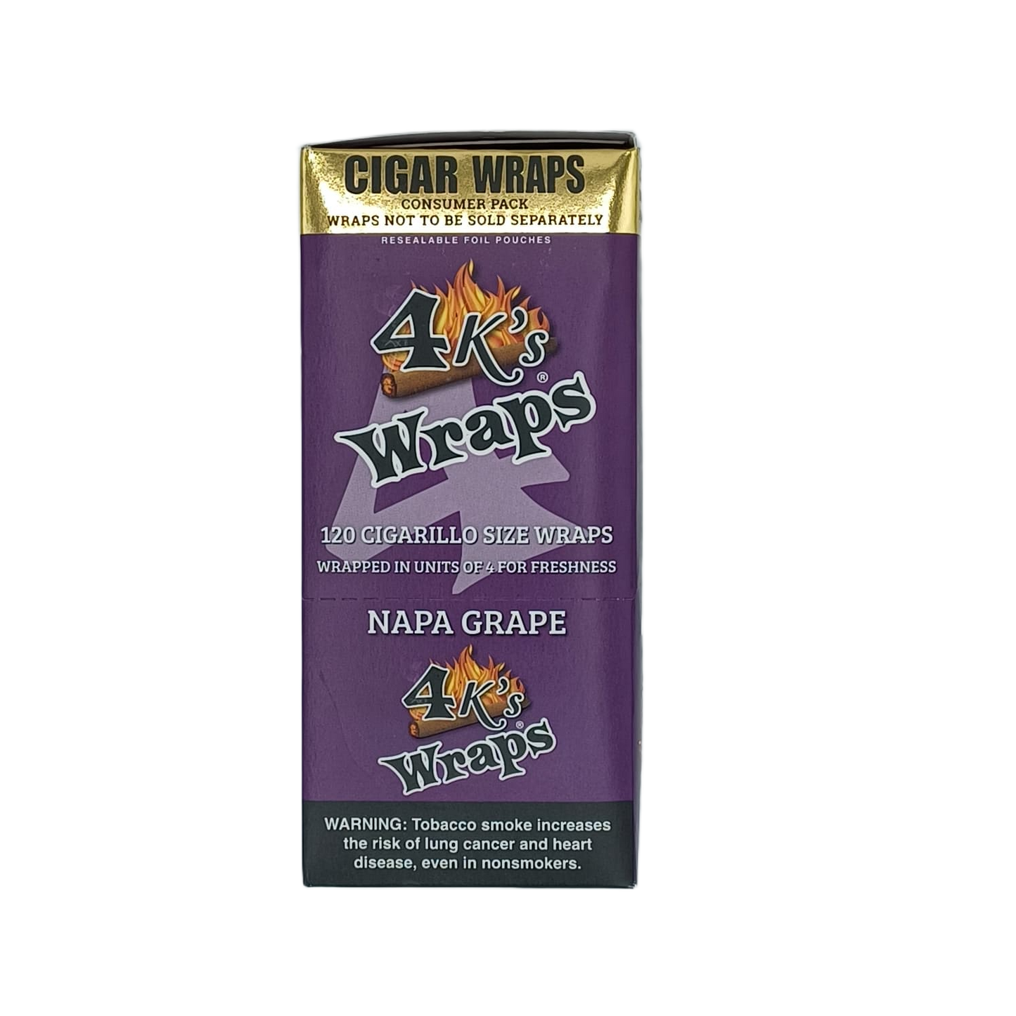 4k's Wraps Napa Grape 30/4pk