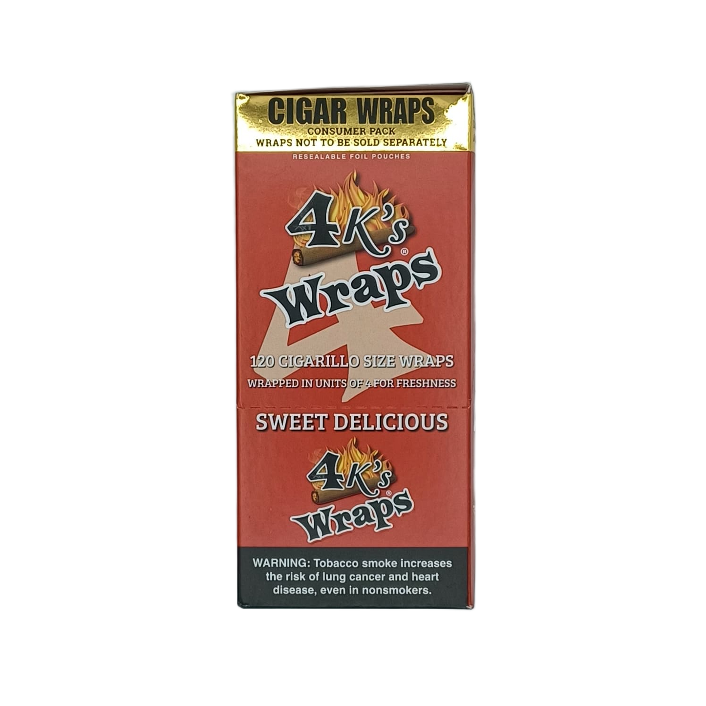4k's Wraps Sweet Delicious 30/4pk