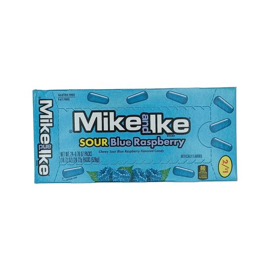 Mike and Ike Sour Blue Raspberry 2/$1 .78oz/24ct