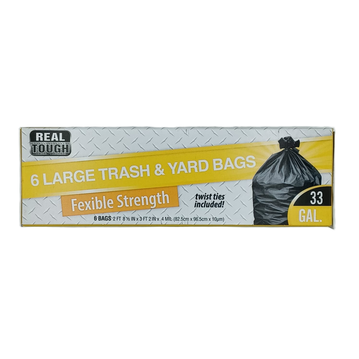 RealTuff Large Yard Bags 33Gal/6ct