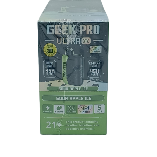 GeekPro UltX Sour Apple Ice 5ct