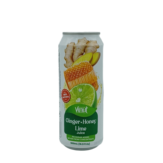 Vinut Ginger Honey Lime 16.57oz/24ct