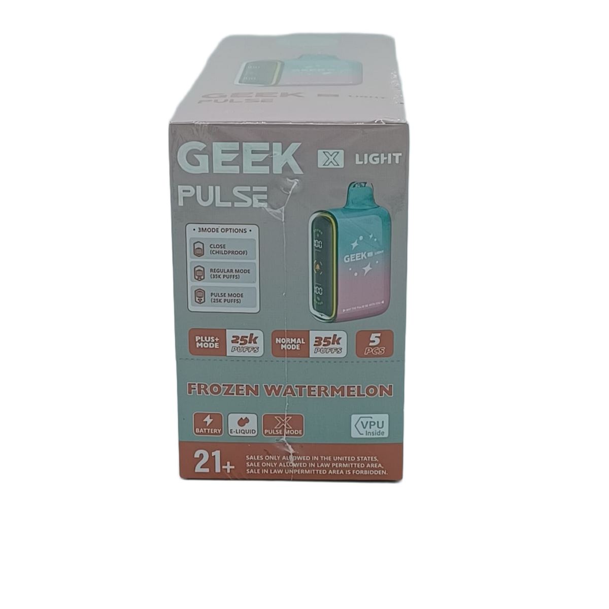 Geek PulseX Light Frozen Watermelon 5ct