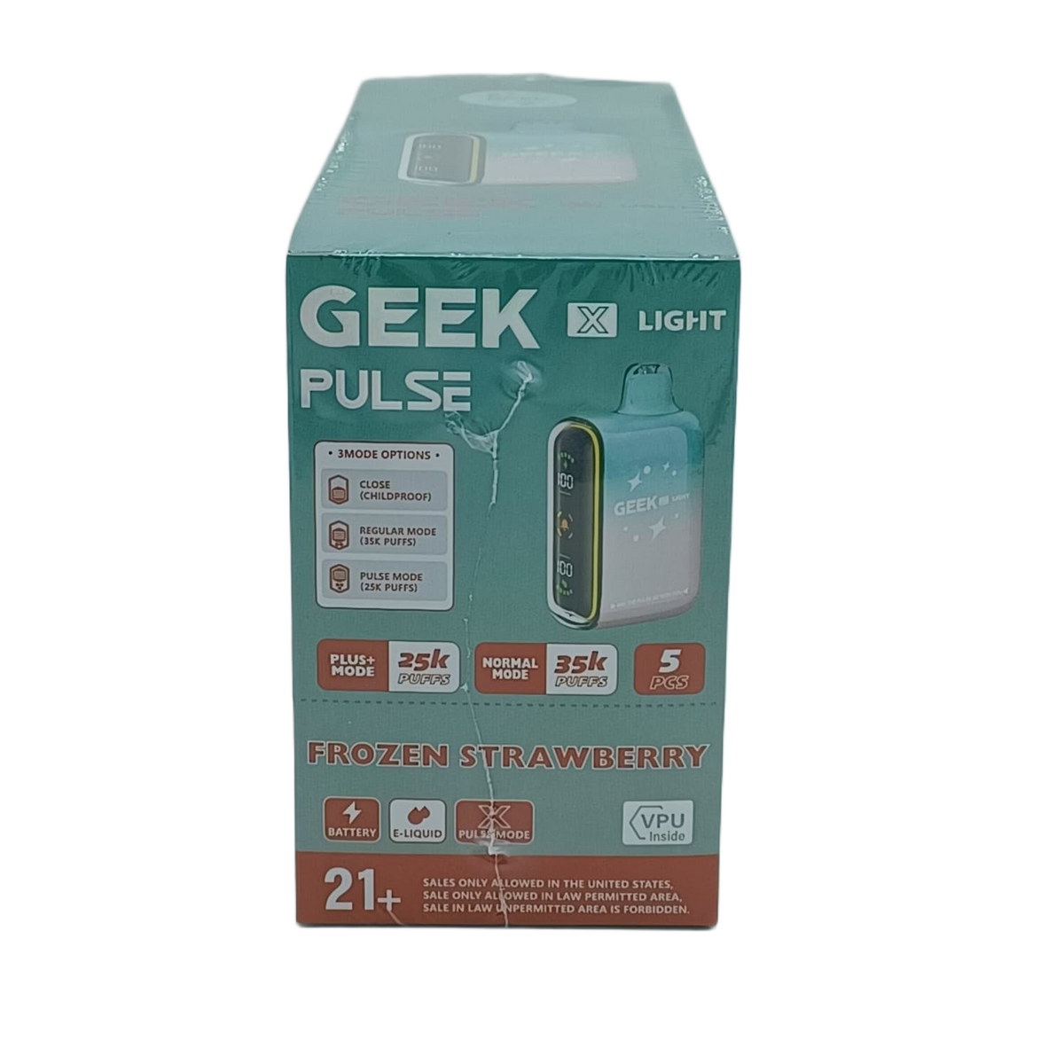 Geek PulseX Light Frozen Strawberry 5ct