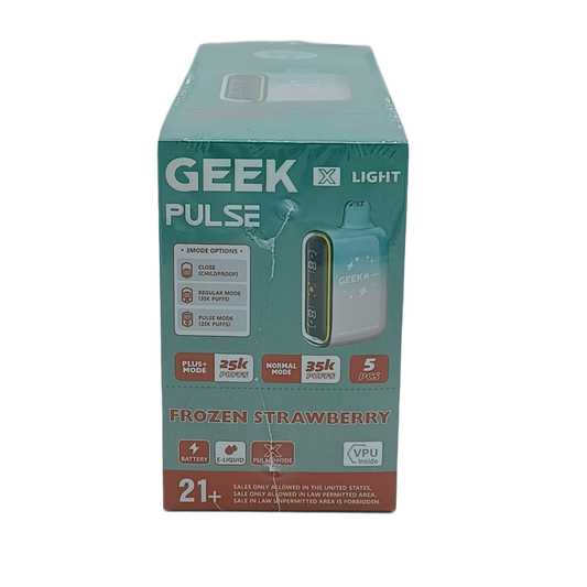 Geek PulseX Light Frozen Strawberry 5ct