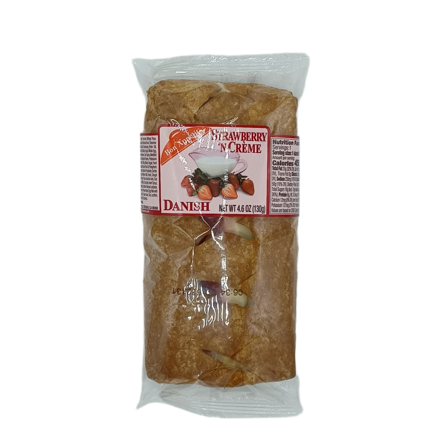 Bon Appetit Danish Strawberry N Cream 1ct