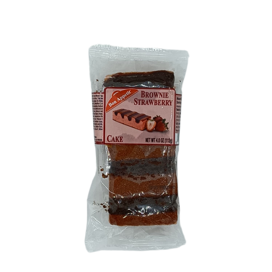 Bon Appetit Brownie Strawberry Cake 1ct