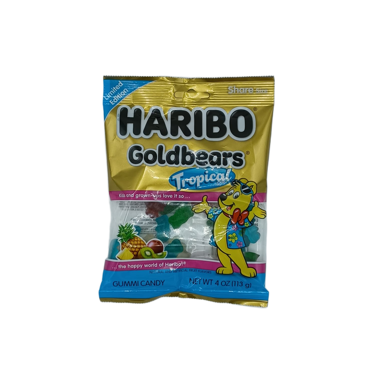 Haribo Goldbears Tropical 4oz PEG